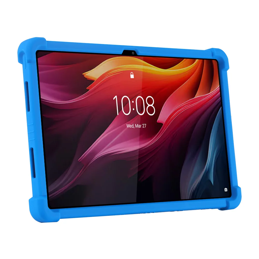Soft Silicone Case for Lenovo Tab K11 Plus 2024 TB352FU 11.45 inch Adjustable Multi-angles Stand Cover Shockproof Protect Shell
