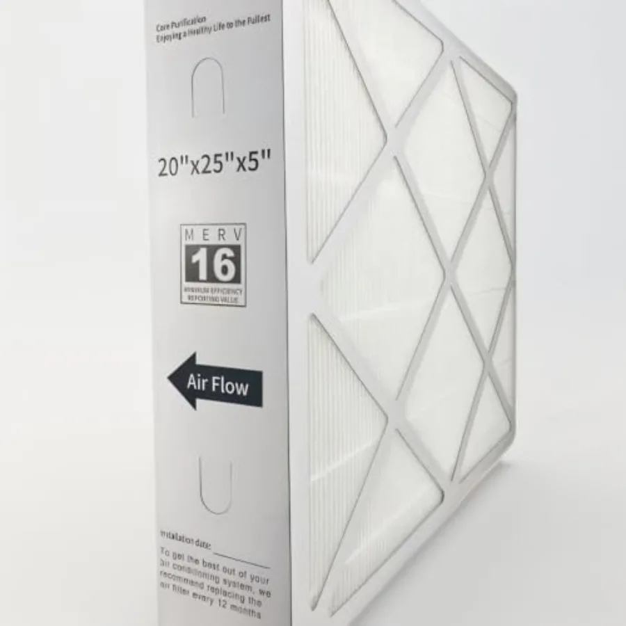 

Фильтр для кондиционера X6675 20x25x5, MERV 16, подходит для домов с животными, точный размер 19,8 дюймов x 24,8 дюймов x 4,5 дюймов