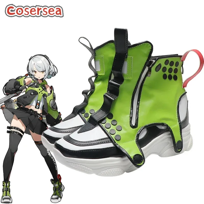 

Cosersea Anby Demara Cosplay Shoes Zenless Zone Zero Anby Demara High Heel Halloween Sports Cos Cosplay Shoes