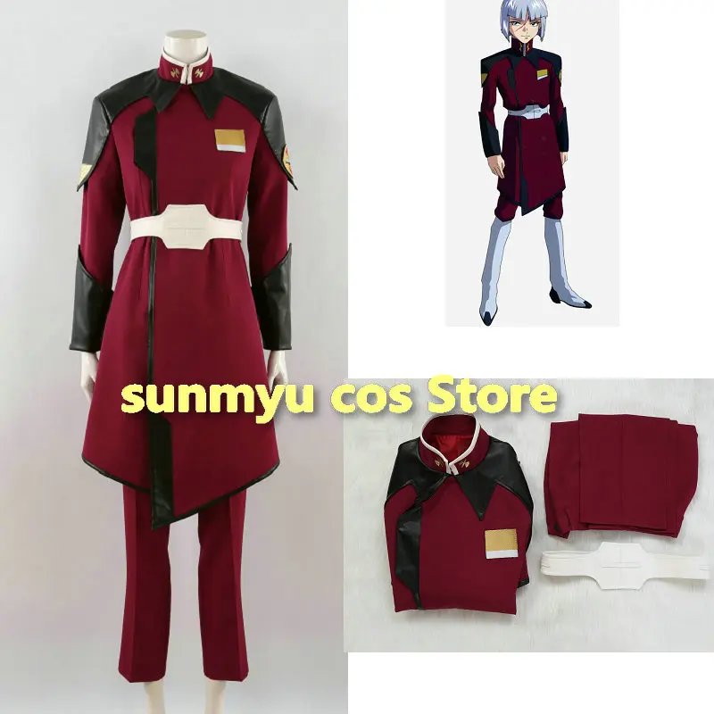 Мобильный костюм Gundam Seed Freedom, красная униформа, карнавальный костюм, индивидуальный размер, Yzak Jule Athrun Zala, косплей