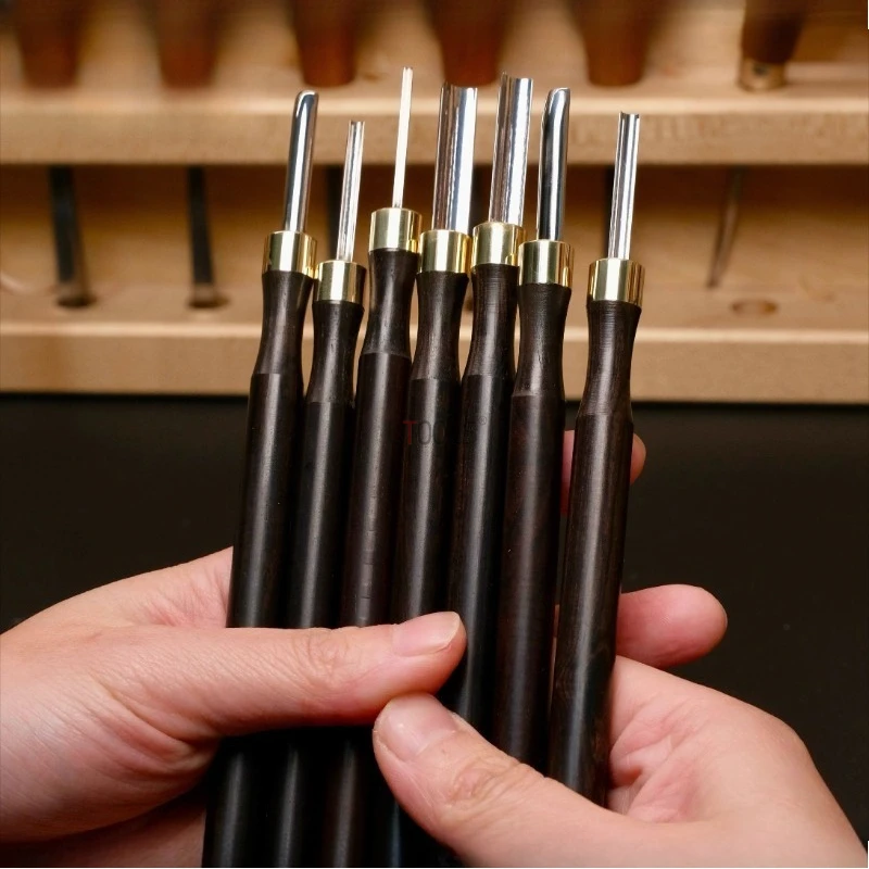 Wooden Carving Chisel Sharp and Powerful Carving Knife Selected Specialized Fine Edge Trimming and Carving Tools for Carpenters