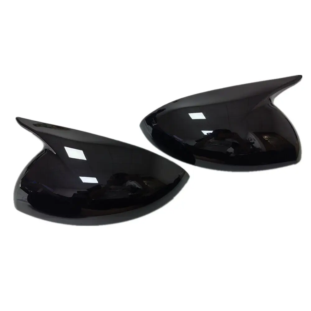 For Dacia Sandero 2021-2024 Car Sticker Rearview Side Mirror Cover Wing Cap Exterior Door Rear View Case Trim Carbon Fiber Look