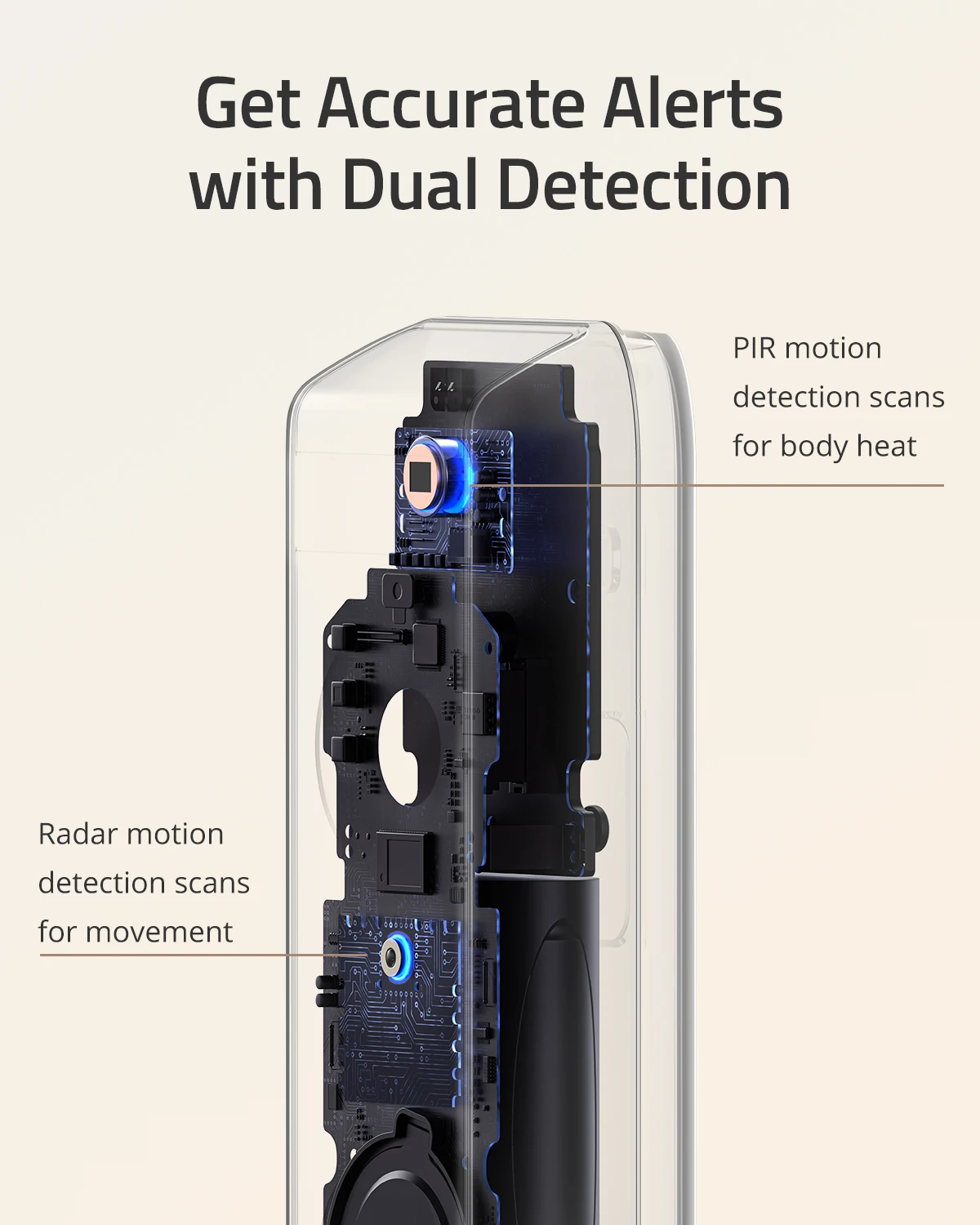 Eufy-timbre de vídeo de seguridad, cámara Dual (alimentada por batería) HomeBase 2K, timbre inalámbrico, detección de paquete de movimiento Dual