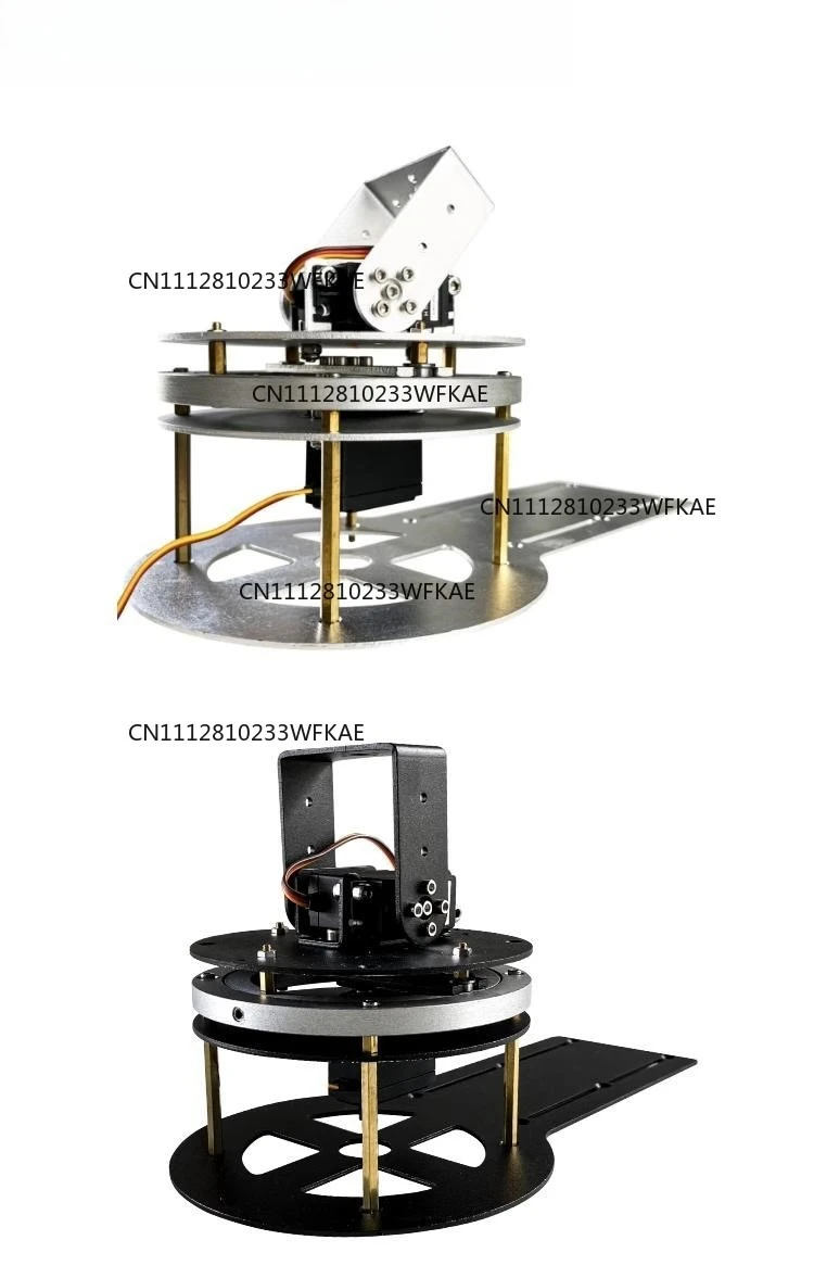 2 DOF Robot Manipulator Metal Servo DS3218 Mechanical Rotating Gimbal For Arduino Robot DIY Kit Programmable Turntable Platform