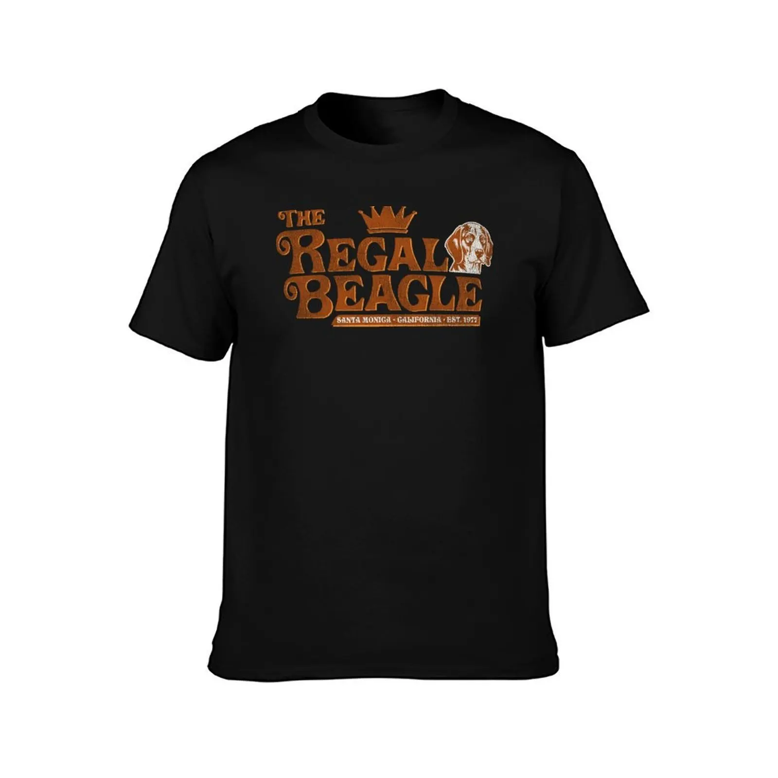 Regal Beagle Lounge 1977 Worn Lts T-Shirt Summer Casual Cotton Tee Oversized Streetwear Tops Vintage Graphic Print