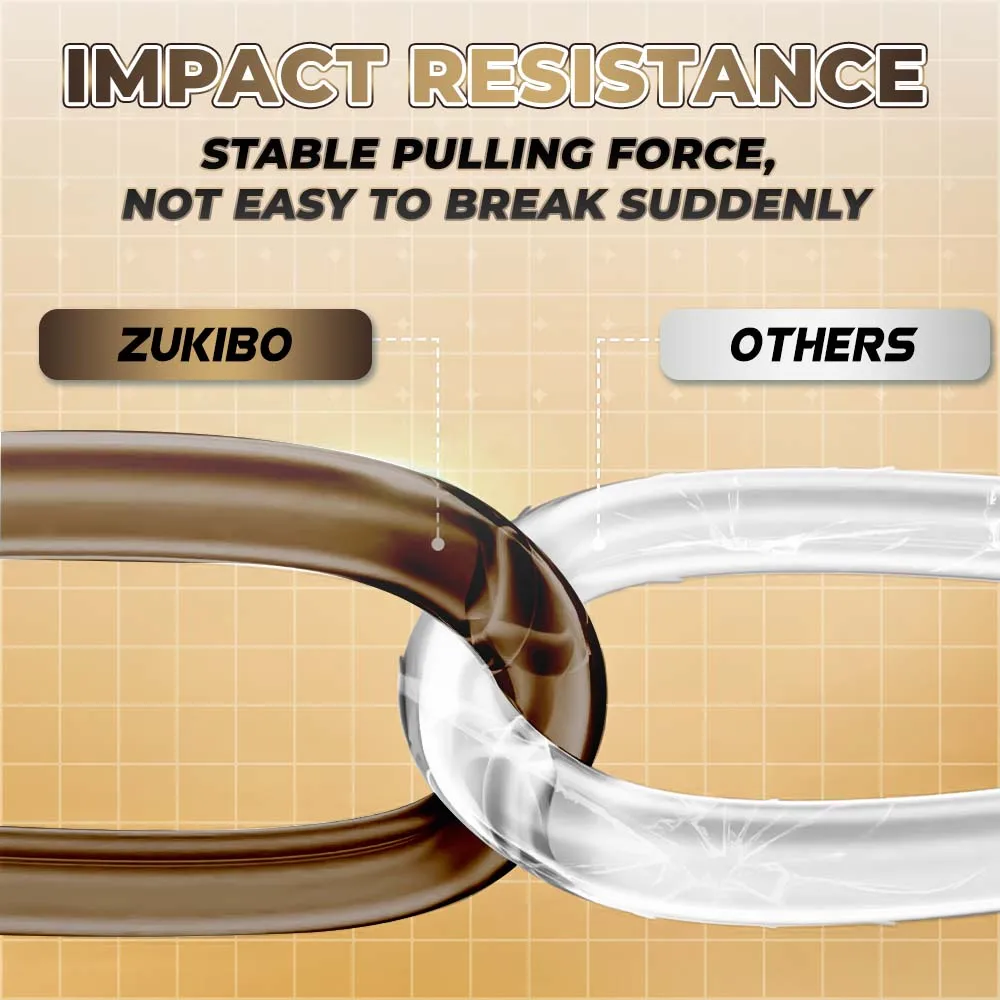 ZUKIBO Camo Green Nylon Monofilament Angelschnur Abriebfeste Monoschnur für Salzwasser- und Süßwasserfischen – Detail 4