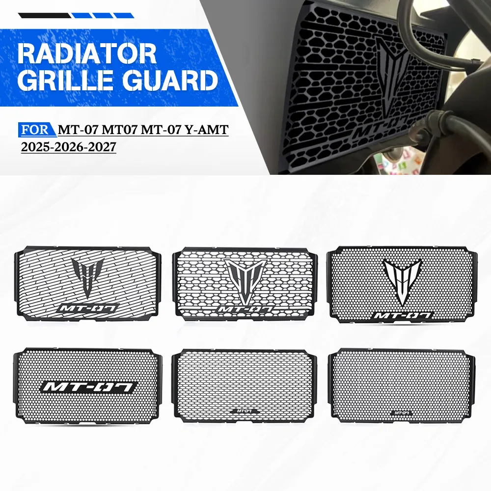 

Radiator Grille Guard MT 07 mt-07 Grill Cover Protector Motorcycle Accessories For Yamaha MT-07 MT07 MT-07 Y-AMT 2025-2026-2027