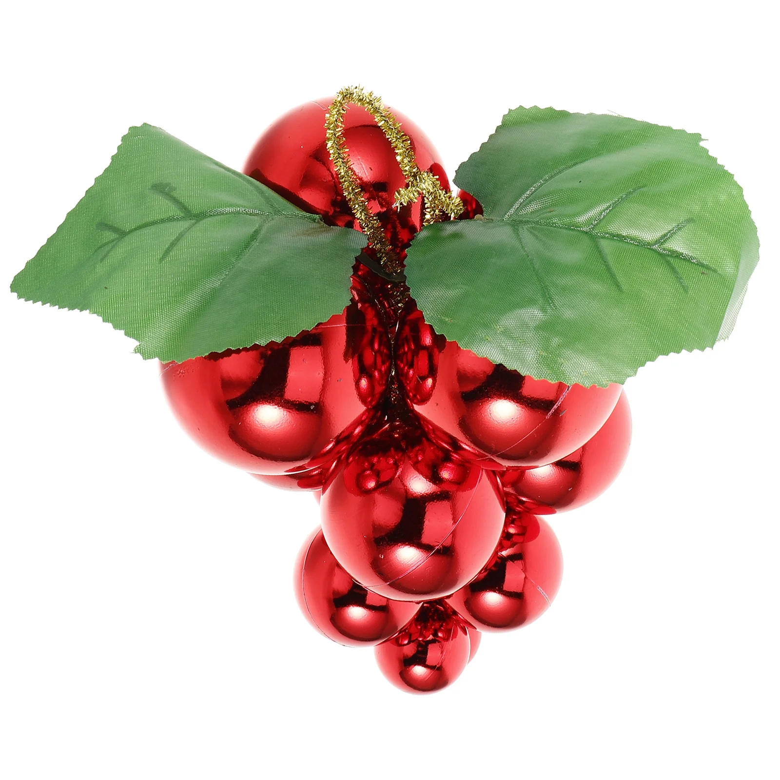 Decorazioni pendenti per albero di Natale Unico imitazione grappolo d'uva Ornamento Superficie riflettente Migliora l'eleganza dell'atmosfera festosa