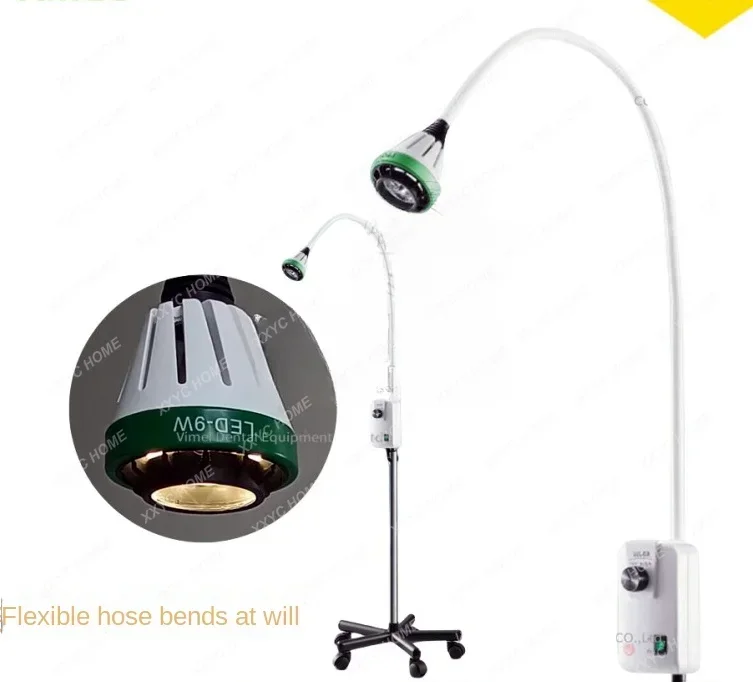 

Dental Led Inspection Light 9W Medical Lights Operating Lamp Mobile Hose Gooseneck Lamp