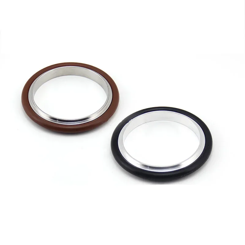 KF10 KF16 KF25 KF40 KF50 304 Stainless Steel Aluminium Alloy Vacuum Bracket FKM Fluorine Rubber Ring Gasket