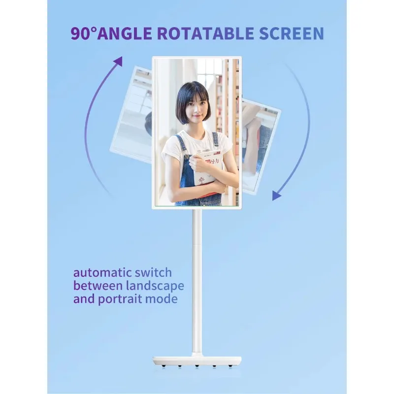 

2026 New Arrival Leaderhub 32 Inch Rotate Smart Screen with Screen for Entertainment and Work