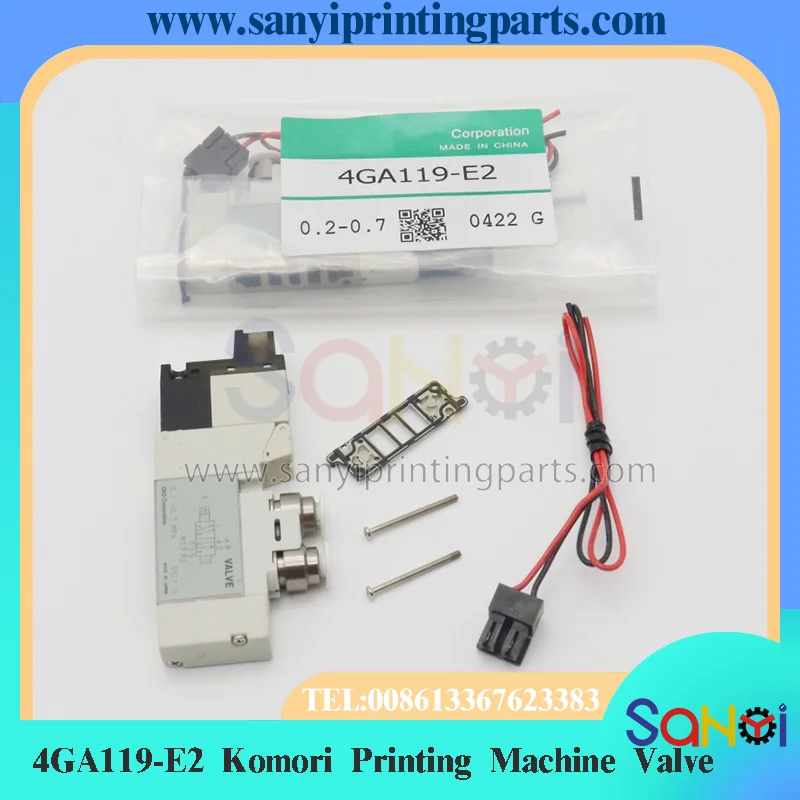 1 Piece 4GA119-E2 Komori Printing Machine Electromagnetic Valve