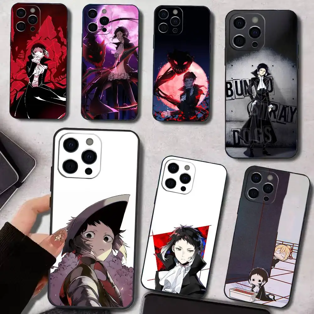

B-BSD A-Akutagawa Phone Case Silicone Soft For IPhone 17 16 15 14 13 12 11 X XR Plus Pro Max Plus