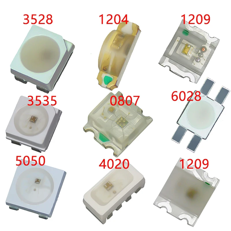 Ws2812b 5v Ws2812 5050 3528 4020 1204 1209 0807 2020 Mini Smd Led Chip Addressable Digital Pixel Rgb Full Color Led Diode Lamp