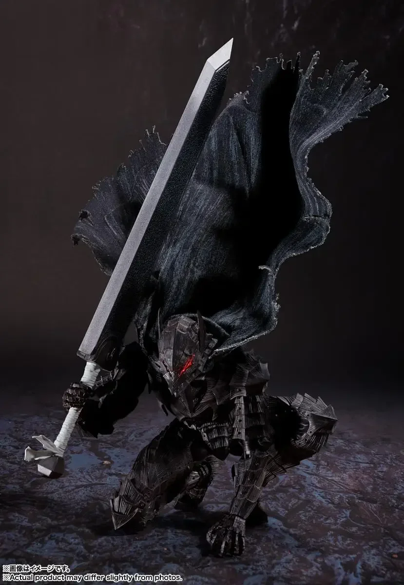 100% Original Bandai Sh Figuarts Shf Guts Berserker เกราะความร้อน Passion Action ตัวเลขอะนิเมะรุ่นของเล่น Figura Pvc ของขวัญ