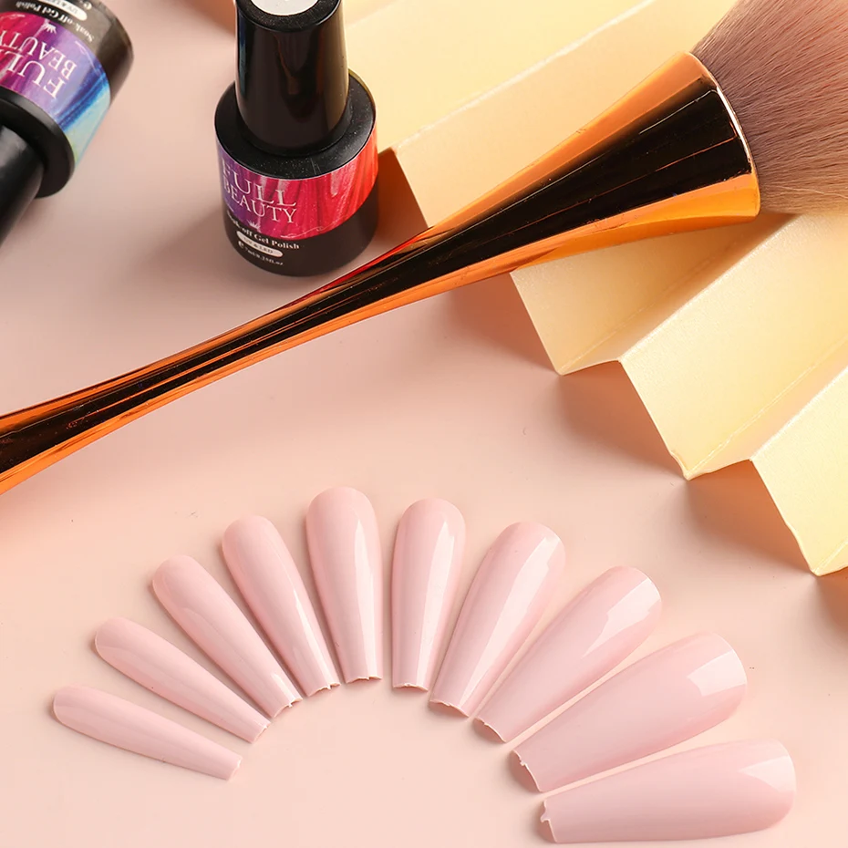 100 Stück künstliche Nägel zum Aufkleben, Acryl-Verlängerung, Coffin-Formen, Nagelspitzen, Gel-Nagellack, Sommer-Kunstnägel-Sets, Werkzeugsets – Detail 7