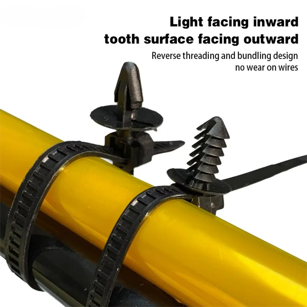 

160 шт. прочный нейлоновый кабельный ремень в ассортименте, сверхмощный многоразовый нажимной кабель, регулируемые самоблокирующиеся стяжки на молнии