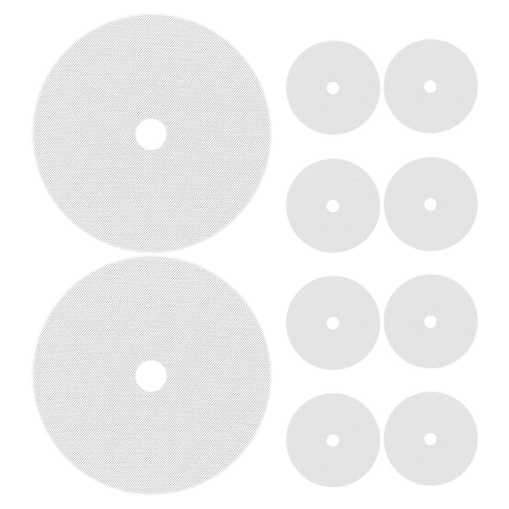 10pcs 33cm Round Silicone Drying Pad 4cm Hole Reusable Food for Fruit Meat Vegetable Lab Dry Equipment