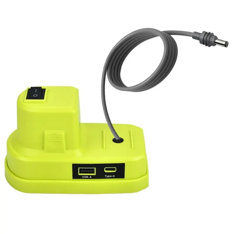 【VALENTINE's DAY】DC5521 For Ryobi 18V Battery Adapter USB Type-C DC Power Cable Cord Plug For Starlink Mini Accessories