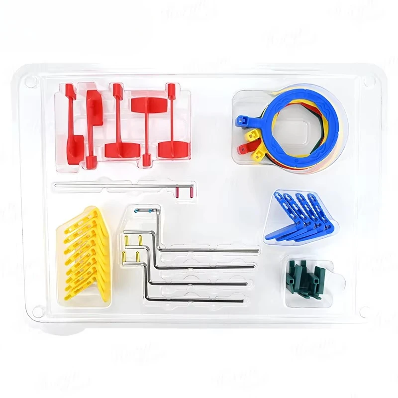 

Plastic Film Locator Colorful Dentals X-Ray Film Positioning System Dentals Lab Film X Ray Position Kit Positioner Holder