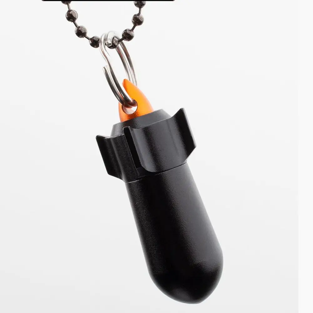 

Travel Medicine Organizers Outdoor Tablet Container Vitamin Pill Bottle Pill Storage Box Aluminum Pill Case Keychain Holder