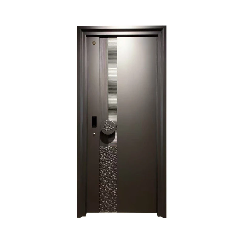Modeling Customization Cast Aluminum Security Door Armored Modern Entry Door for House