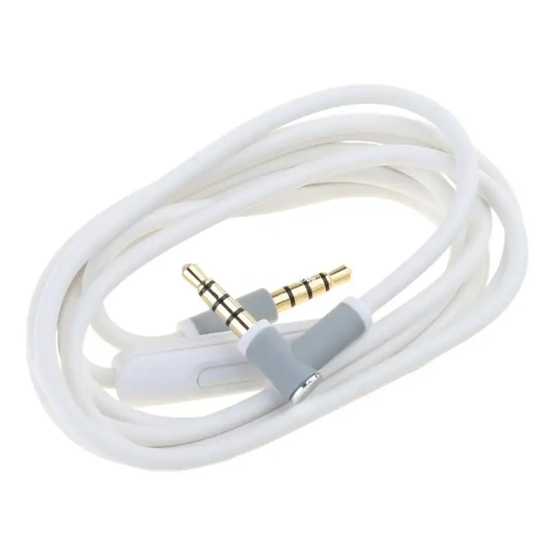 Headphone Microphone Cable Cord 3.5mm Clear Sound 55 inch 1.4m Long Noise Canceling for Solo2.0 Headset Dropship