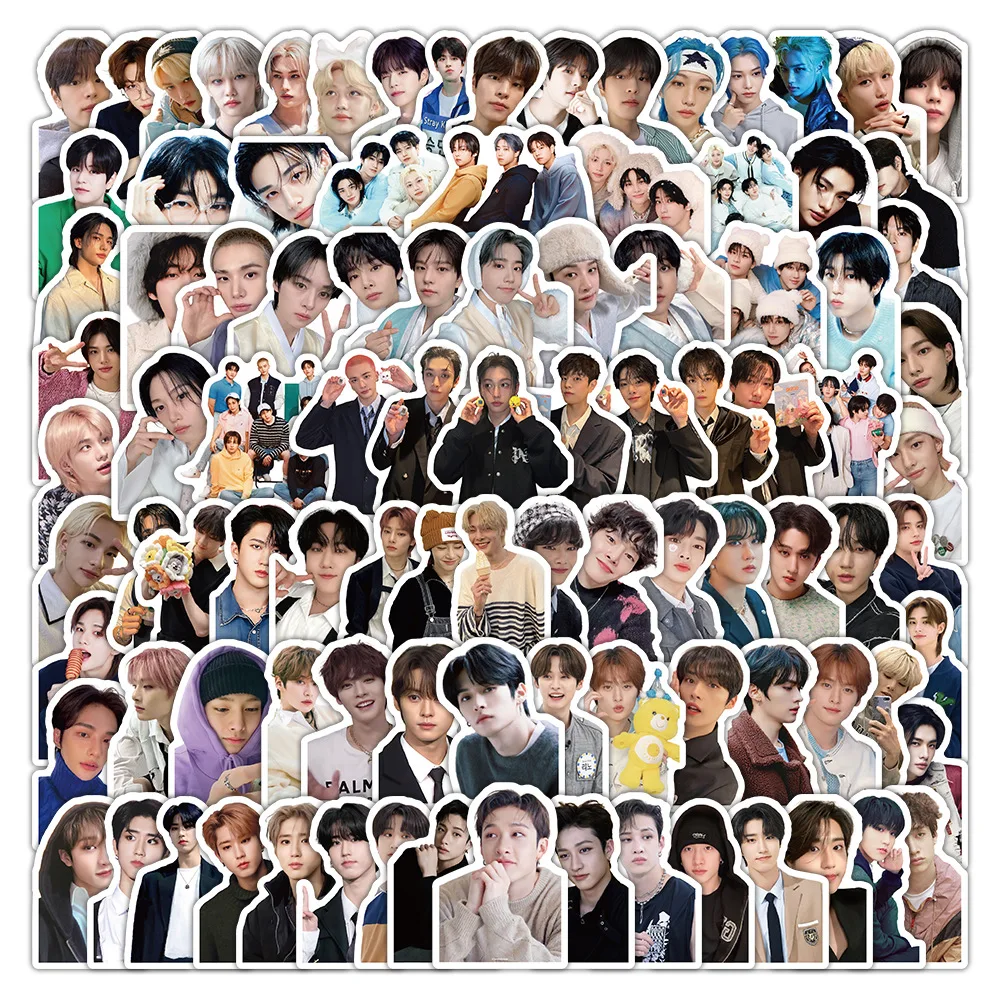 SKZOO's new Stray Kids KPOP Korean Wave group bang chan Felix Hyunjin avatar photo scooter guitar water cup sticker gift