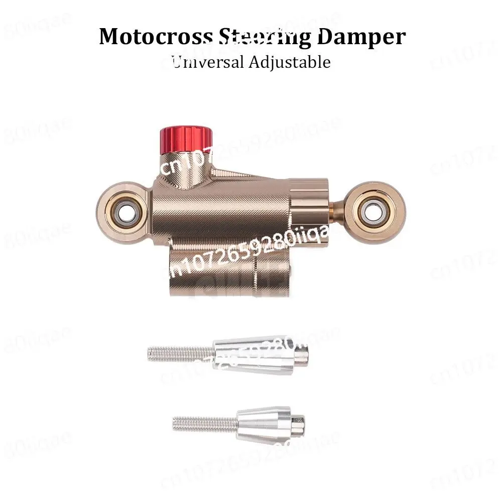 Adjustable Safety Control Motorcycle Modified Accessory Universal Motocross Steering Damper Stabilizer Shock Absorption