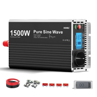 HOULI Car Power Pure Sine Wave Dc Ac Inverter 12v 220v 3000w 2500w 2000w 1500w 24v 48v 60v Inversor off Grid Inverters