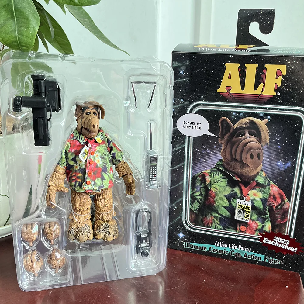 NECA Alien Life شكل ALF شخصية أكشن كونية قصوى ، ألعاب نموذجية حصرية ، دمية متحركة مشتركة ، هدية للأطفال ، NECA ، our