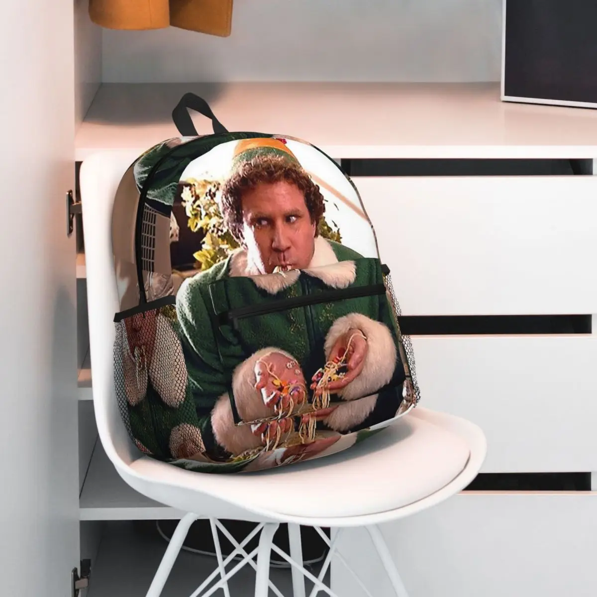 Buddy The Elf Backpack Student BookBag Children School Bag Laptop Shoulder Bags for Boys Girls