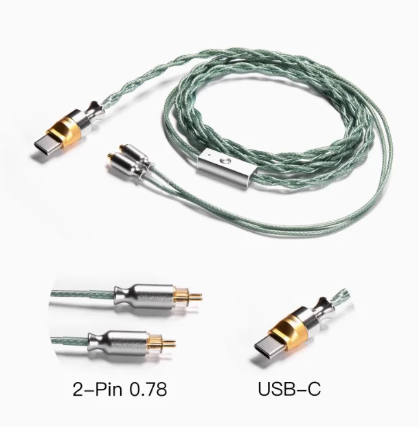 DD ddHiFi M120B All-in-one USB-C & Lightning Earphone Upgrade Cable in MMCX & 0.78, Supports Lossless Decoding and Phone Calls