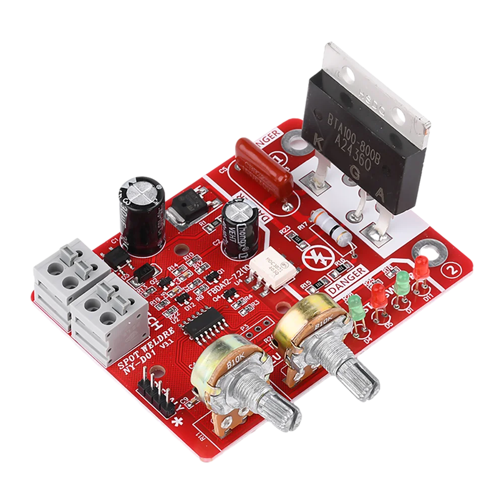 Módulo de Control de soldador por puntos NY-D01 40A 100A, pantalla Digital, tiempo de soldadura por puntos y controlador de corriente, Panel de sincronización, pantalla Digital