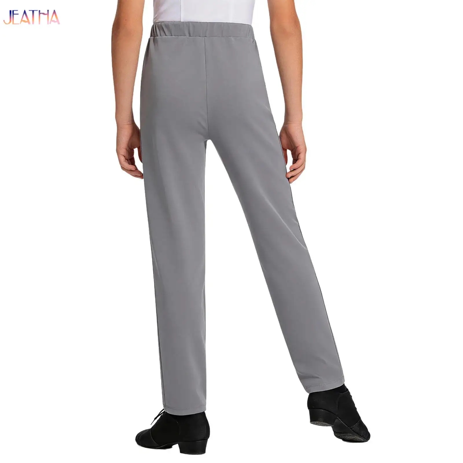 

Kids Latin Dance Pants for Boy Professional Competition Ballroom Samba Dancing Performance Practice Costume