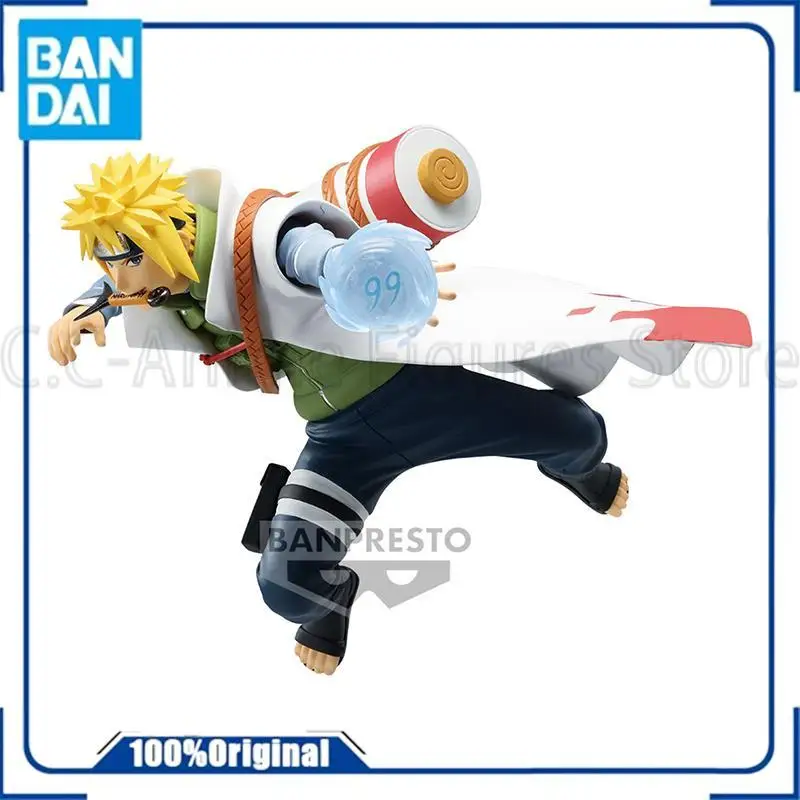 In Stock Banpresto Naruto Namikaze Minato Figure Genuine Anime Original Box Model Toy Dolls Collectible Ornament Festival Gift