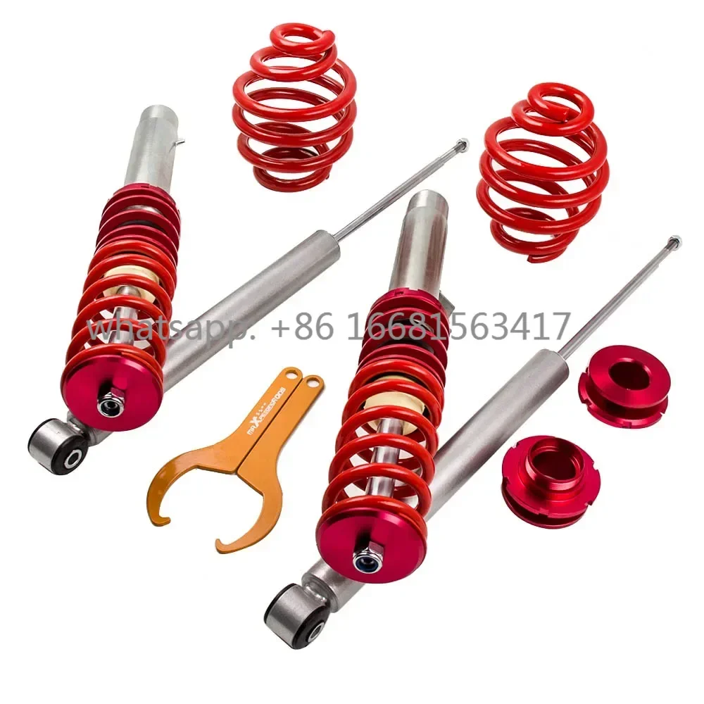 

Adjustable Coilovers Suspension Kit For BMW 3 E46 Convertible 323ci 325ci 330ci Spring Front Rear Street Coilovers Shock Struts