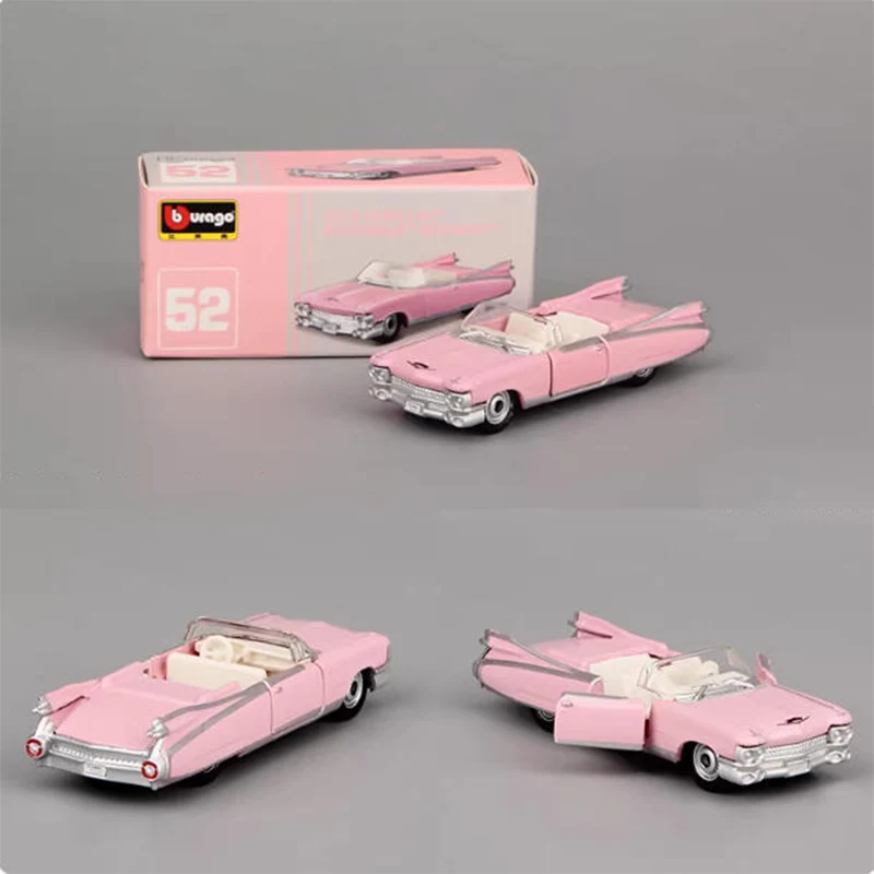 

Масштабная модель автомобиля Cadillac Eldorado 1959 года (1:72) из сплава, статическая, коллекционная, для демонстрации, игрушка, подарок, сувенир, украшение