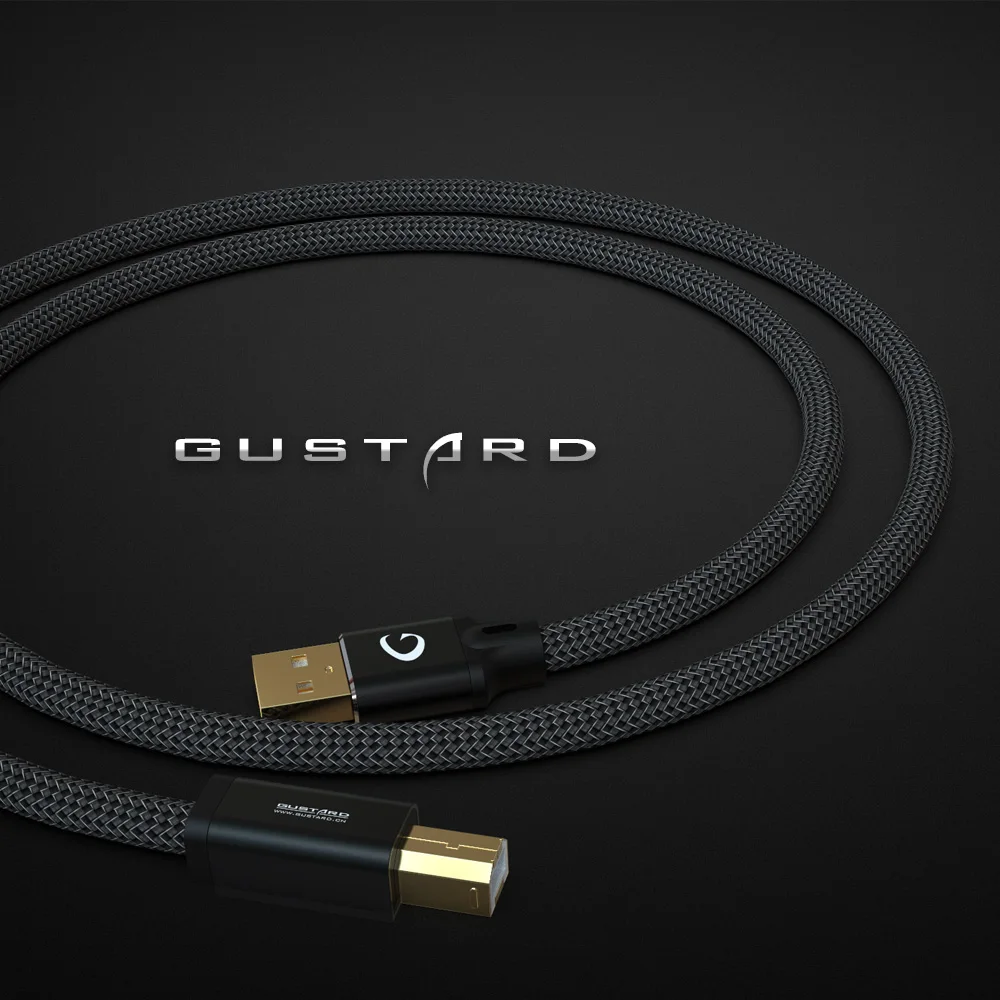 Gustard USB Cable No. 3 USB line HIFI Decoding DAC Data Cable TYPE A to TYPE B Cable