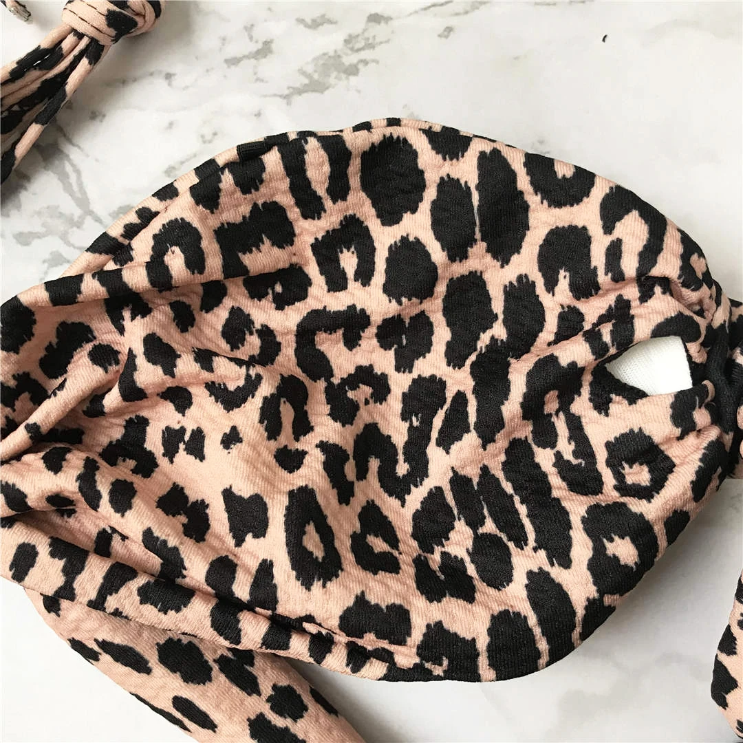 Sexy Leoparden-Polka-Dot-Bikini mit Knoten, brasilianischer Stil, Damen-Badeanzug, zweiteiliges Bikini-Set, Badebekleidung, Badeanzug V643 – Detail 22