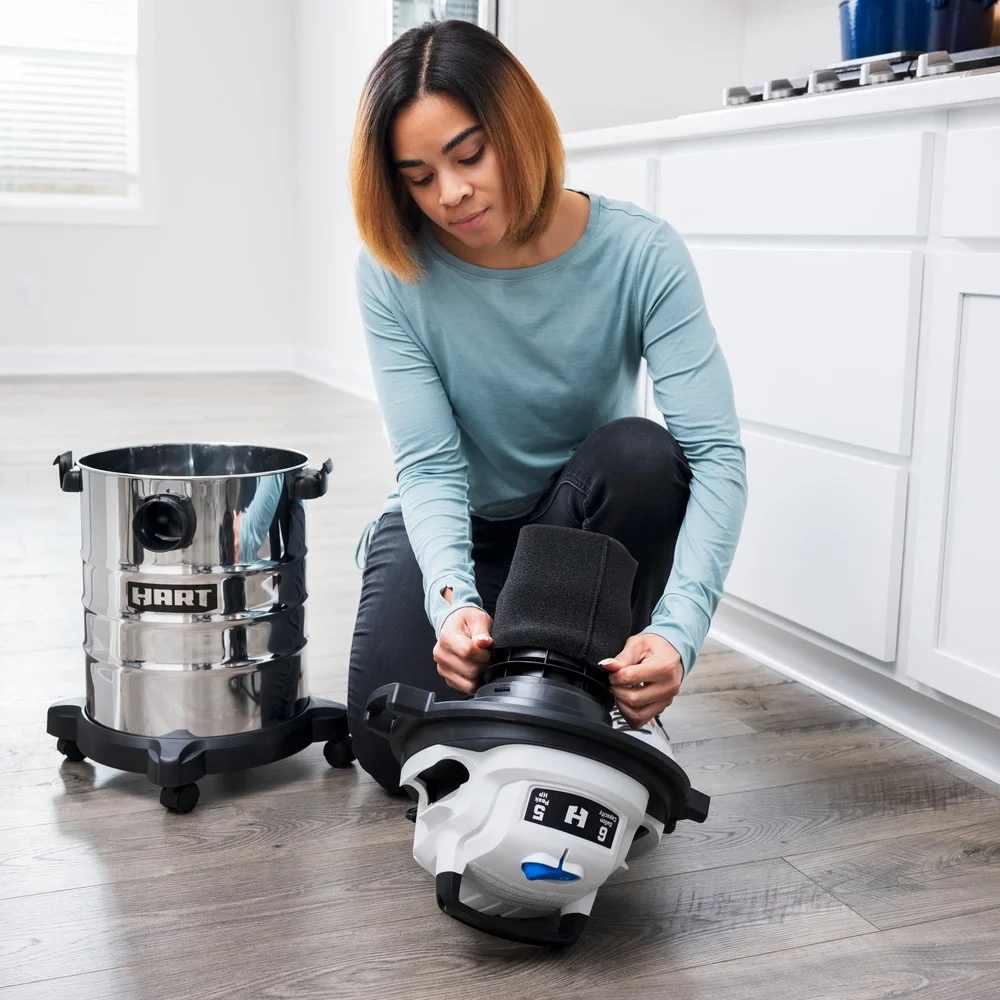 5~20갤런 습식 건식 진공 청소기와 호환되는 폼 필터 습식 픽업 간편한 설치 1팩 VFF51 3701