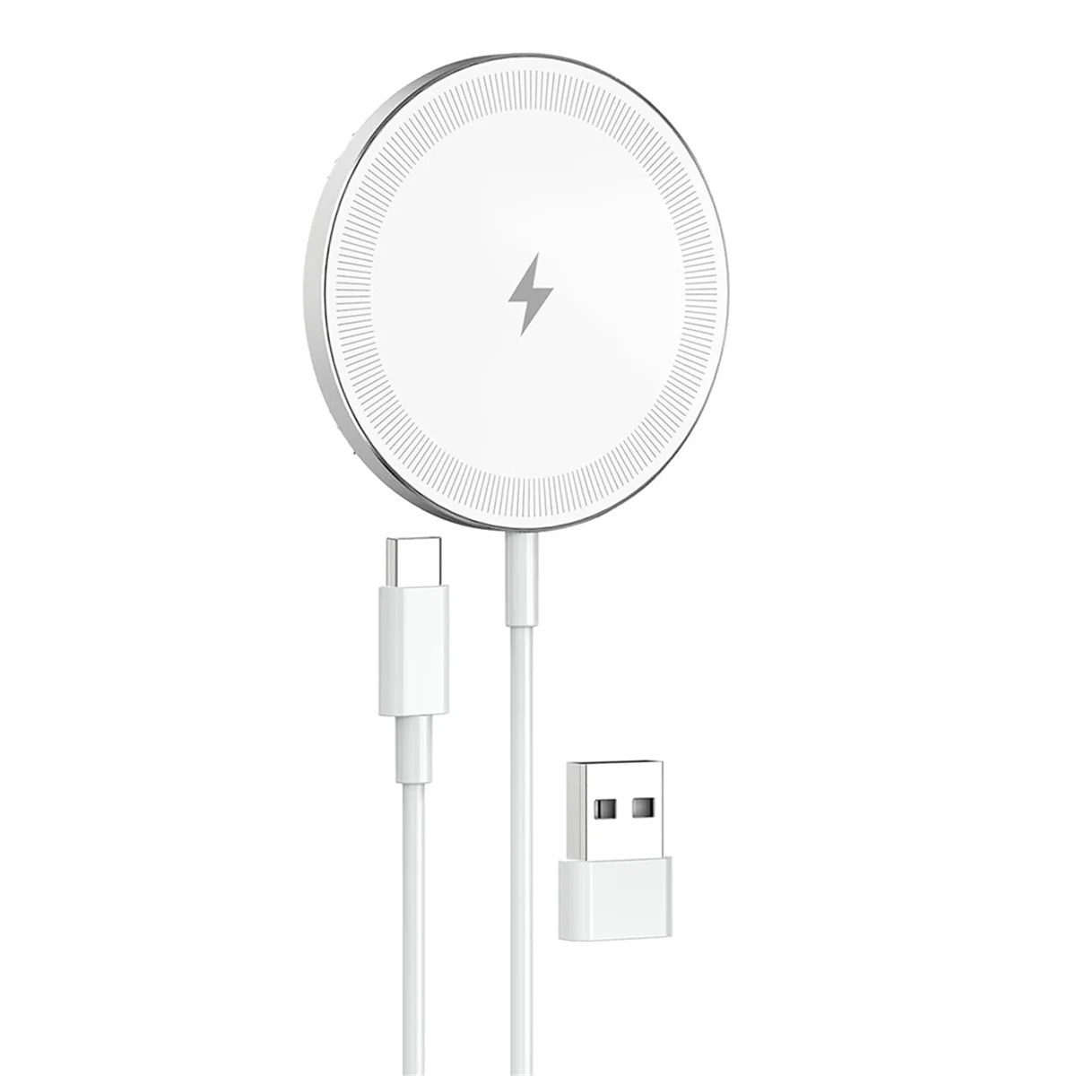 2025 + وسادة شاحن لاسلكية مغناطيسية: 15 وات لوحة شحن سريعة وآمنة لسلسلة 16/15/14/13/12، لـ 4 3 2 Pro B