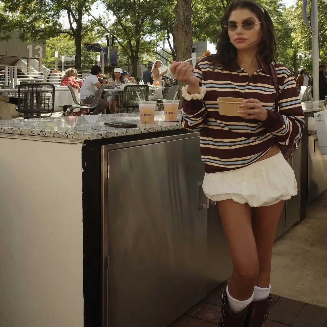 

Autumn New Women's Long Sve Ne Striped Color Blo Casual T-irt Top American Retro Sle Polyester Fiber Loose Fit