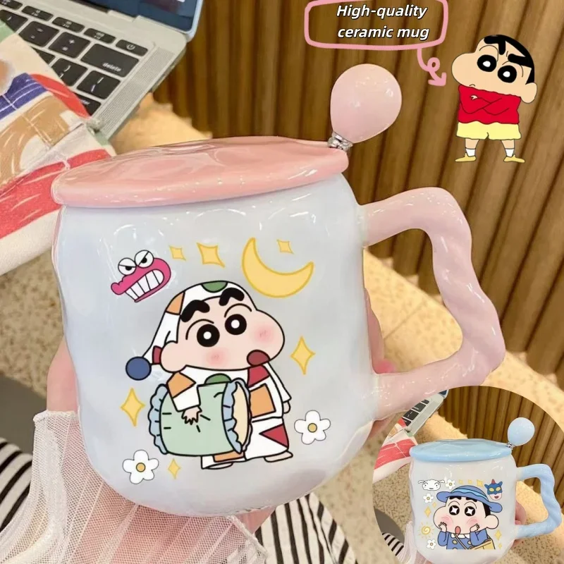 Crayon Shin-chan & Sister Ceramic Mugs | Trendy & Aesthetic Matching Cups | Perfect Birthday Gift