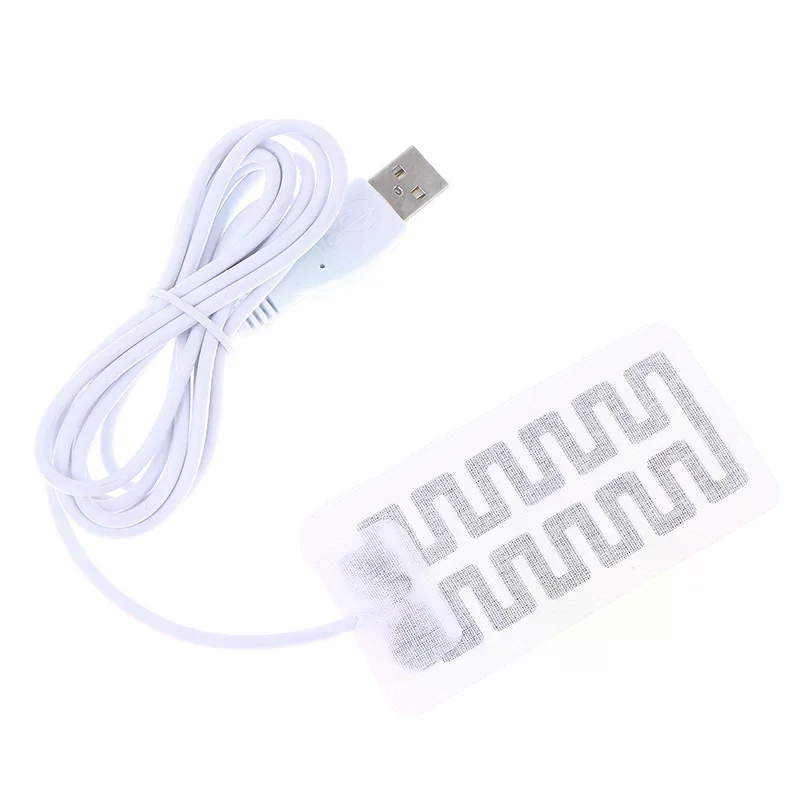 

1Pcs Thermal Electric USB Gloves Heater Heated Gloves Carbon Fiber Cloth Skis Mittens Winter Heating Film Pad