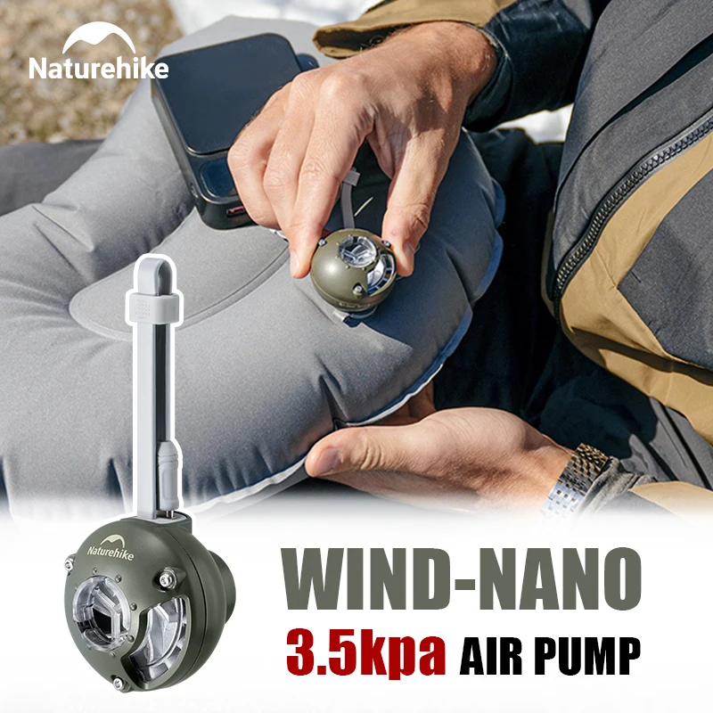 

Naturehike Ultralight Portable Air Pump Air Compressor Inflator/Deflator Pumps For Inflatable Pillows Mat Air Beds Swimming Ring
