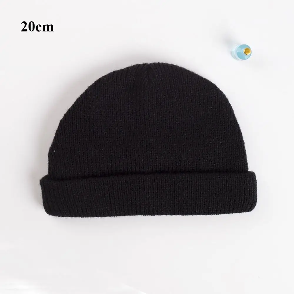 New Fashion Cotton Doll Hat 6 Colors Cute Doll Hat Mini Animal Knitted Hat for 10/20cm Cotton Doll