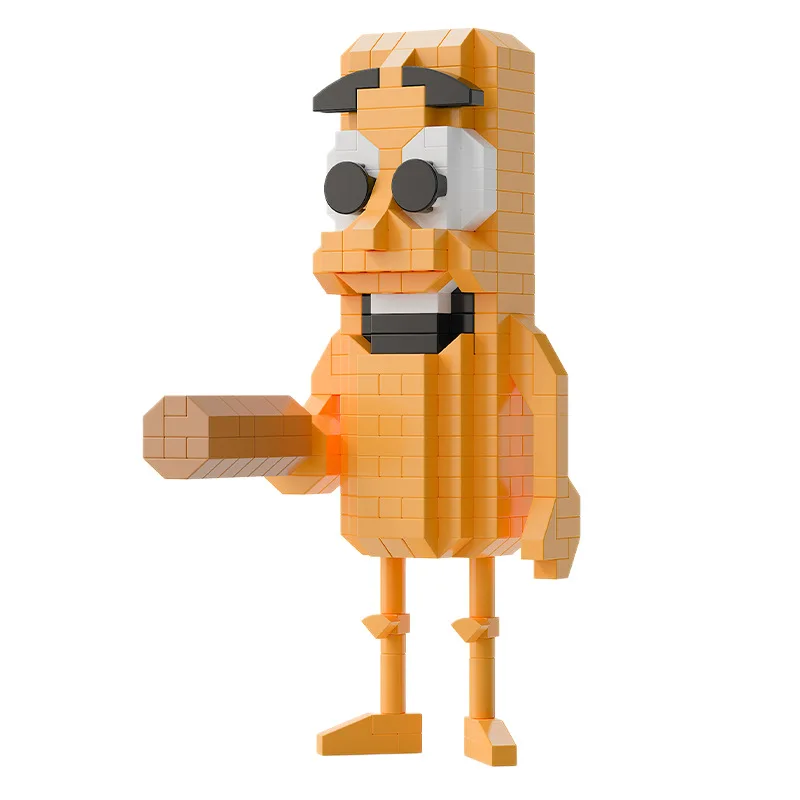 Neues Horrorspiel Italian Brainrot Building Block Toy Tralalero Tralala Larlla Boneca Ambalamtu Toy Halloween Christmas Gift