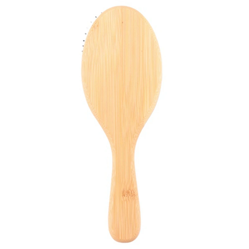 Hair Brush Boar Bristle Hair Brush With Nylon Pins Bamboo Paddle Daily Use For Conditioning Improve Hair Texture