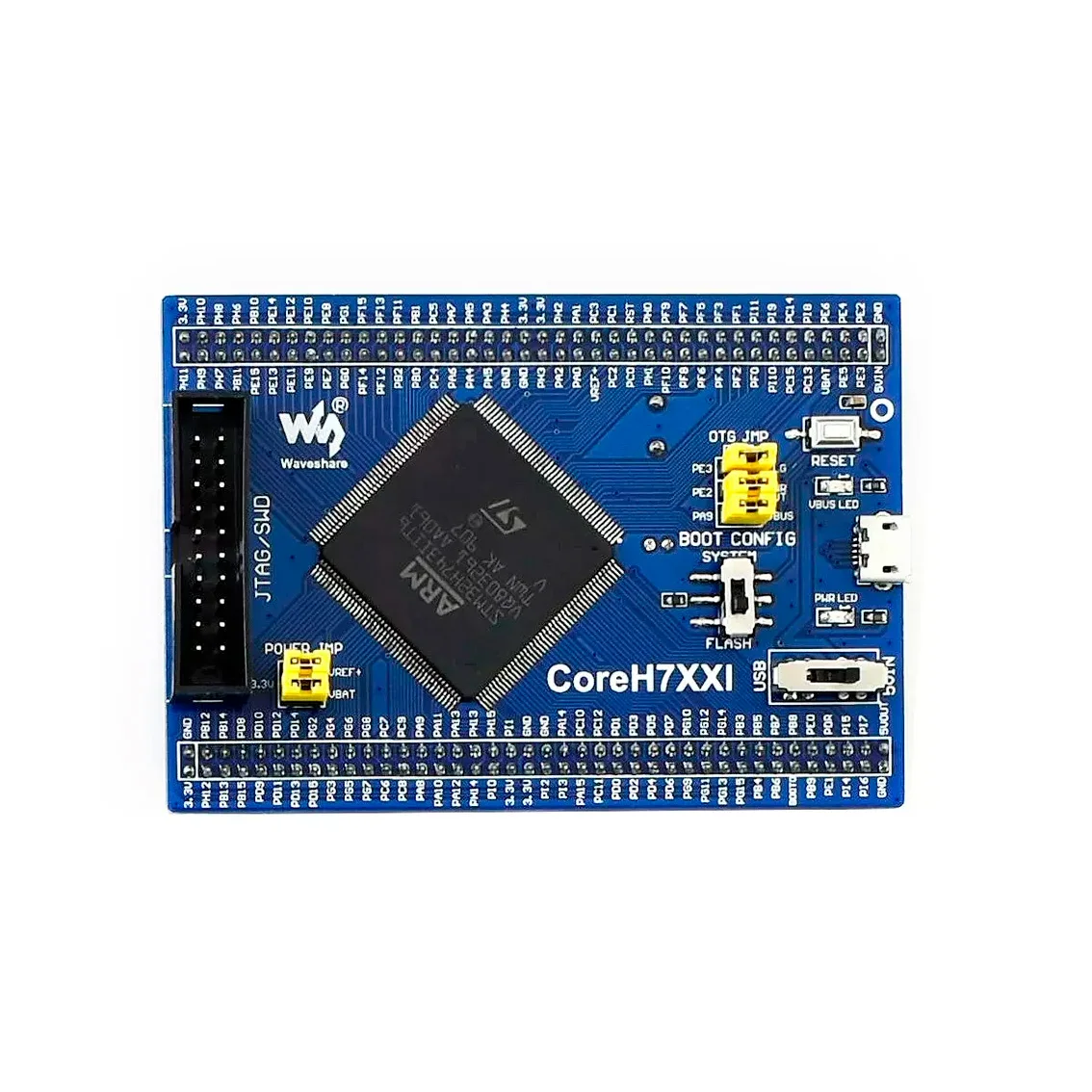 STM32 development board Cortex-M7 STM32H743I core board+bottom board with serial port module